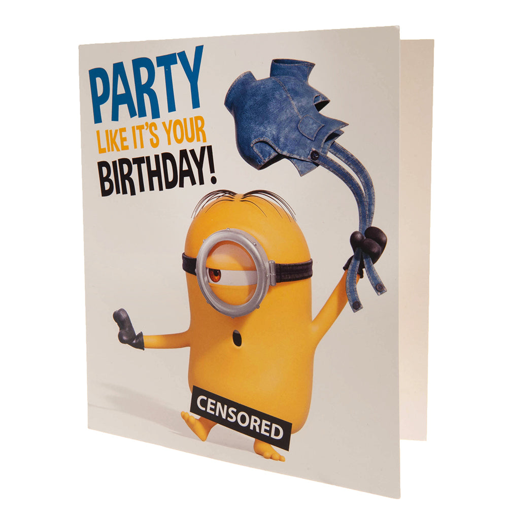 Colourful Minions Birthday Card Party - Greeting Cards at Gift Moments