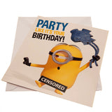 Colourful Minions Birthday Card Party Default Title - Greeting Cards at Gift Moments