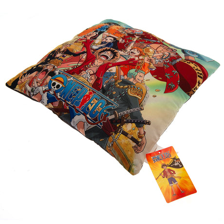 One Piece Cushion - Character Design with Luffy's Jolly Roger - Cushions at Gift Moments