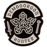 Stranger Things Badge Demogorgon Hunter Enamel Pin Default Title - Badges at Gift Moments