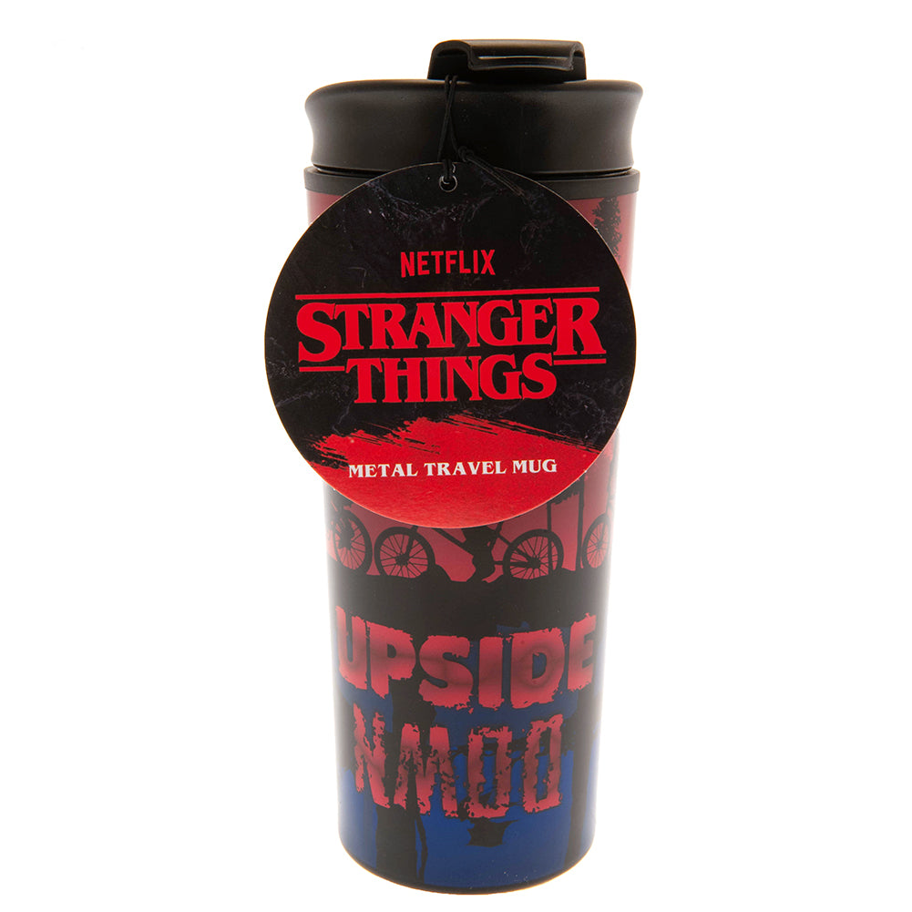 Stranger Things Metal Travel Mug - Mugs at Gift Moments