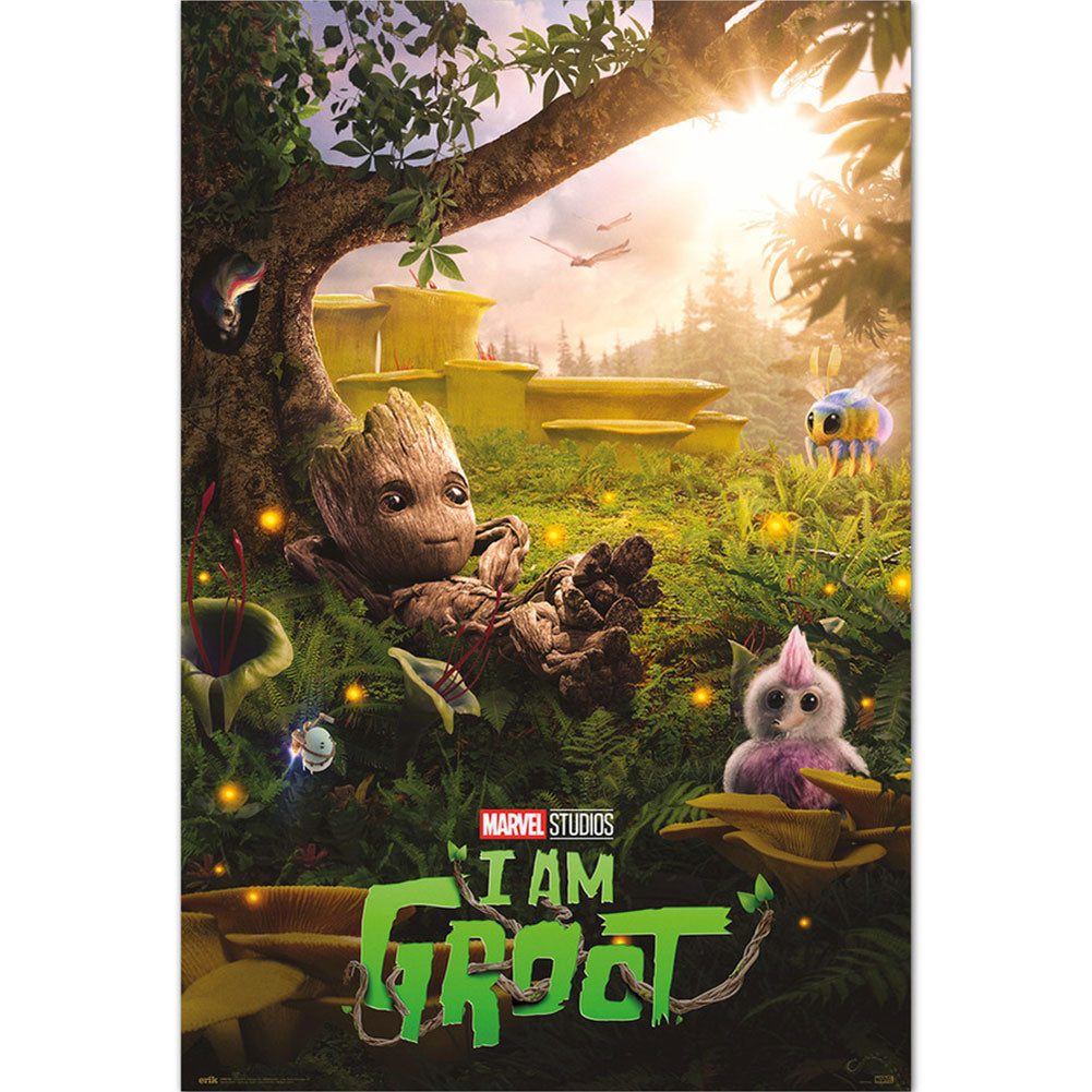 Chill Time Groot Poster Default Title - Posters at Gift Moments