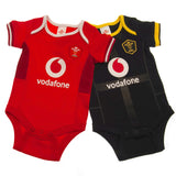 Wales RU 2 Pack Bodysuit for 3/6 Months Default Title - Baby Clothing at Gift Moments