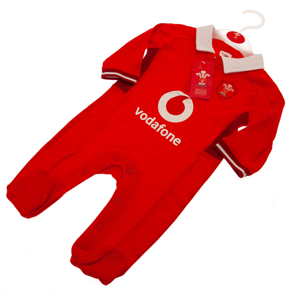 Wales Rugby Infant Sleepsuit 3-6 Months: 4 - Baby Clothing By Gift Moments