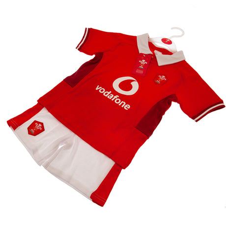 Wales RU Shirt & Short Set 6/9 mths SP - Baby Clothing at Gift Moments