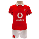 Wales RU Shirt & Short Set 6/9 mths SP Default Title - Baby Clothing at Gift Moments