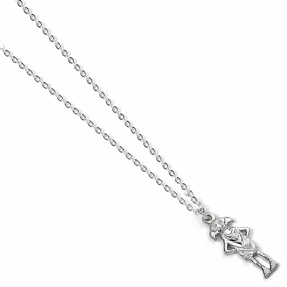 Harry Potter Silver Plated Necklace Dobby House Elf - Jewellery at Gift Moments