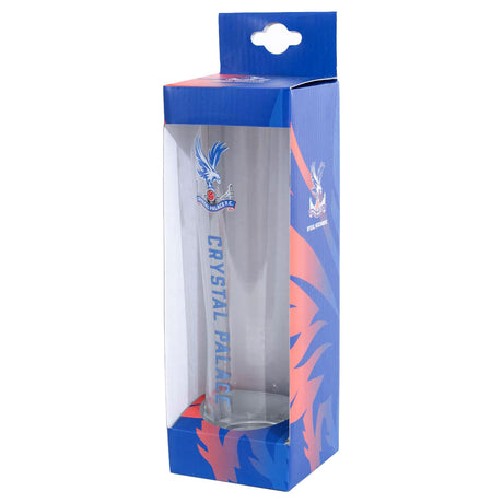 Crystal Palace FC Tall Beer Glass - Beer Glasses at Gift Moments