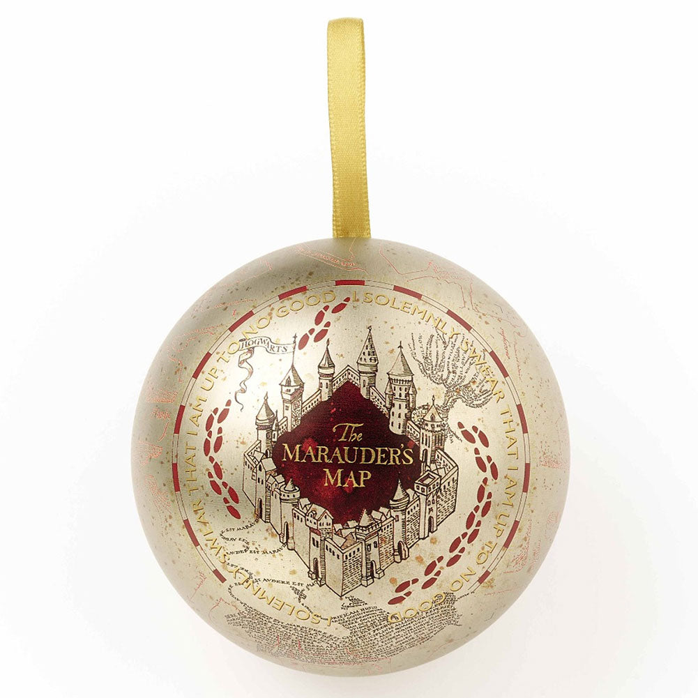 Harry Potter Christmas Gift Bauble Marauders Map - Christmas Baubles at Gift Moments