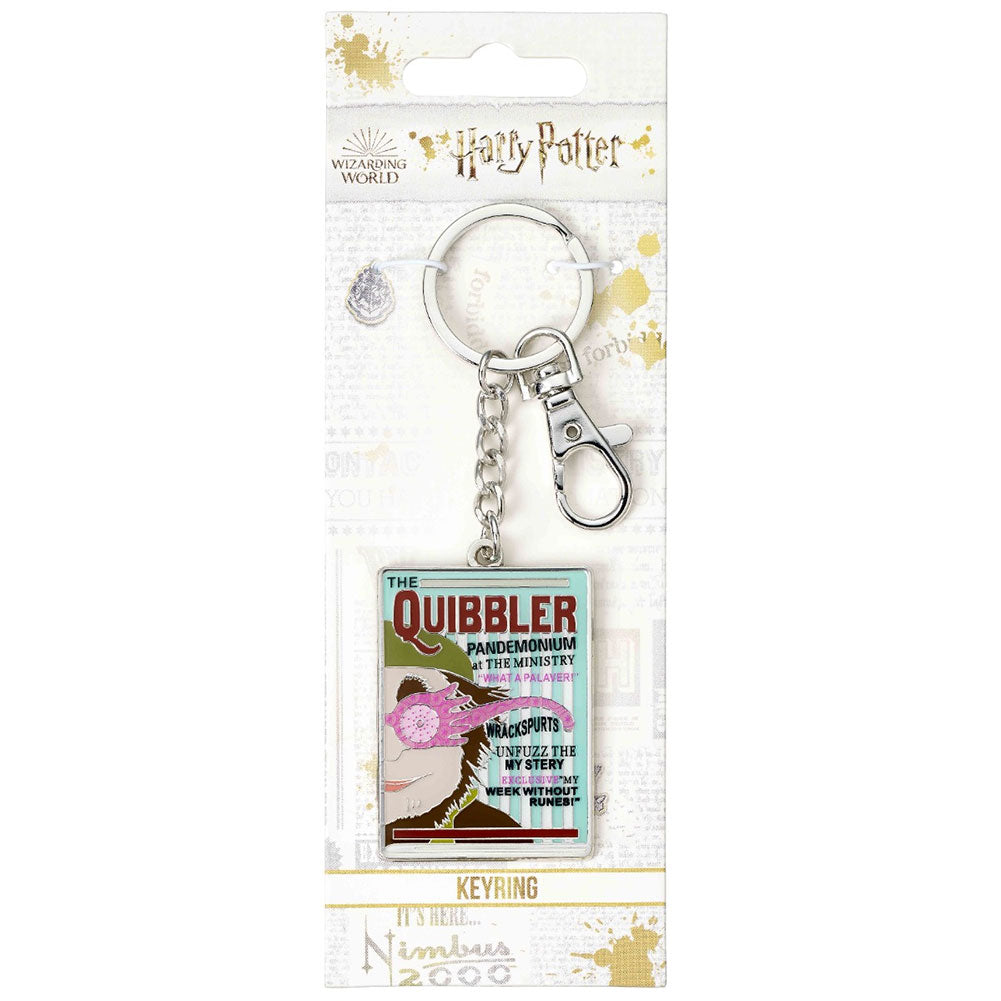 Harry Potter Charm Keyring Quibbler - Keyrings at Gift Moments