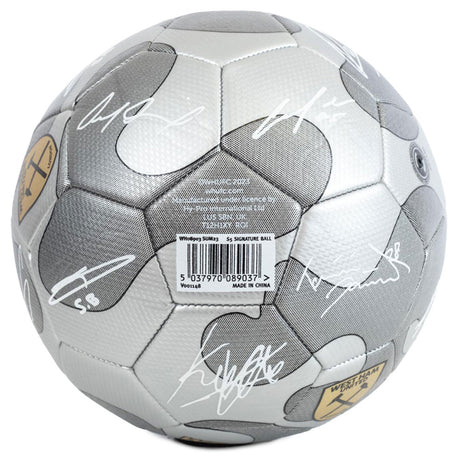 West Ham United FC Camo Sig Football - Balls at Gift Moments