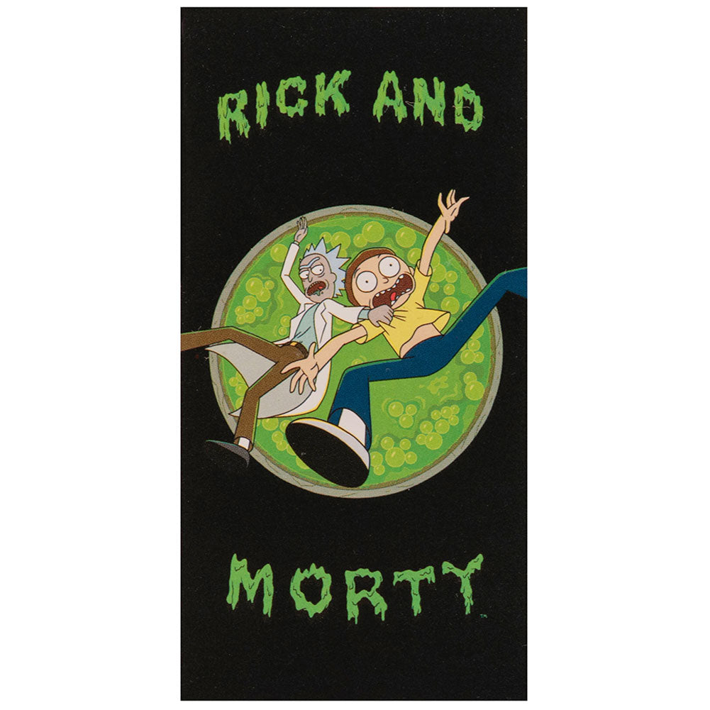 Rick And Morty Velour Beach Towel Default Title - Towels at Gift Moments