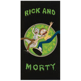 Rick And Morty Velour Beach Towel Default Title - Towels at Gift Moments