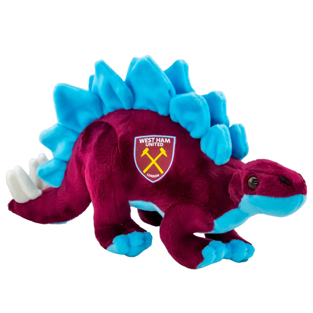 West Ham United FC Plush Stegosaurus - Teddy Bears & Soft Toys at Gift Moments