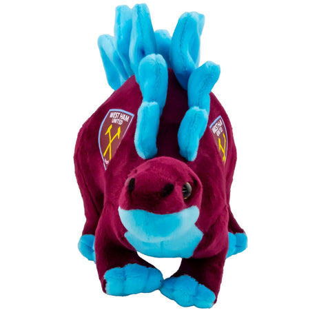 West Ham United FC Plush Stegosaurus - Teddy Bears & Soft Toys at Gift Moments