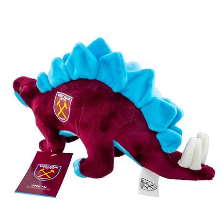 West Ham United FC Plush Stegosaurus - Teddy Bears & Soft Toys at Gift Moments