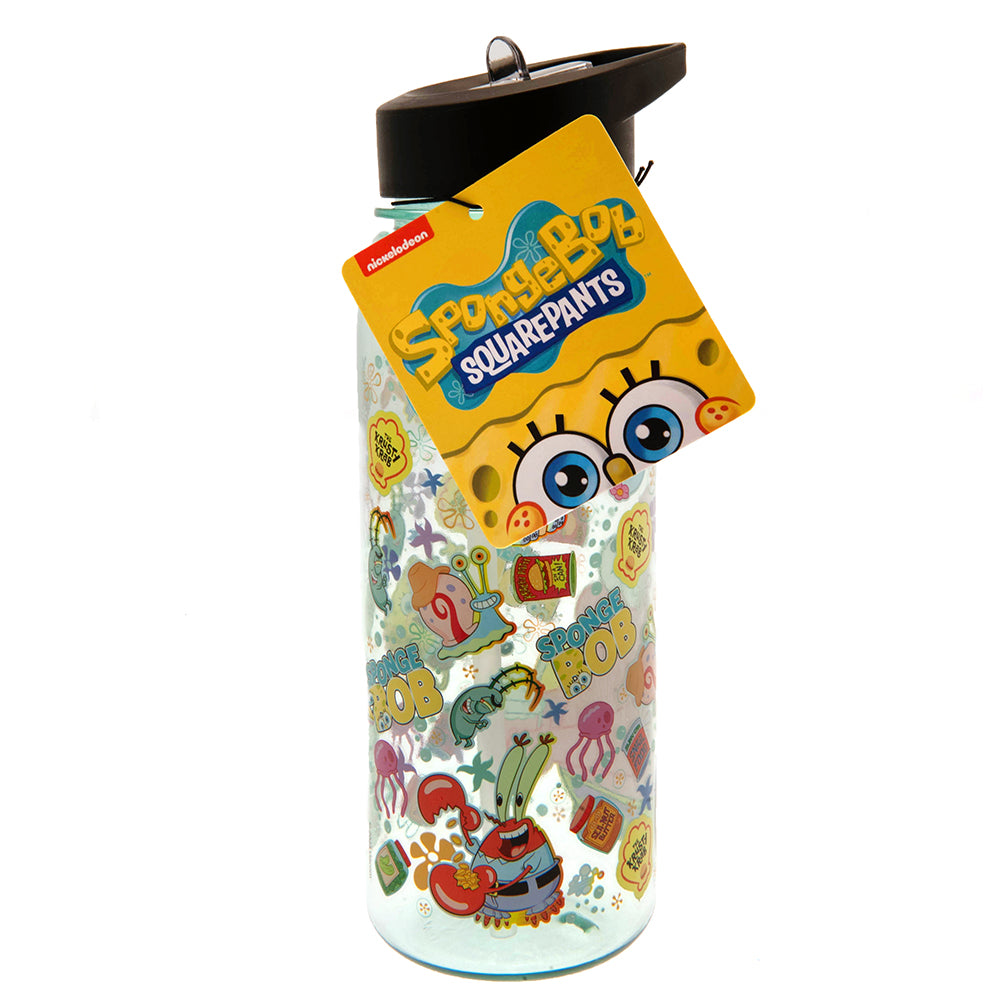 SpongeBob SquarePants Flip Top Drinks Bottle - Water Bottles at Gift Moments