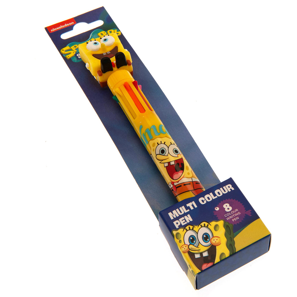 SpongeBob SquarePants Multi Coloured Pen - Pens & Pencils at Gift Moments