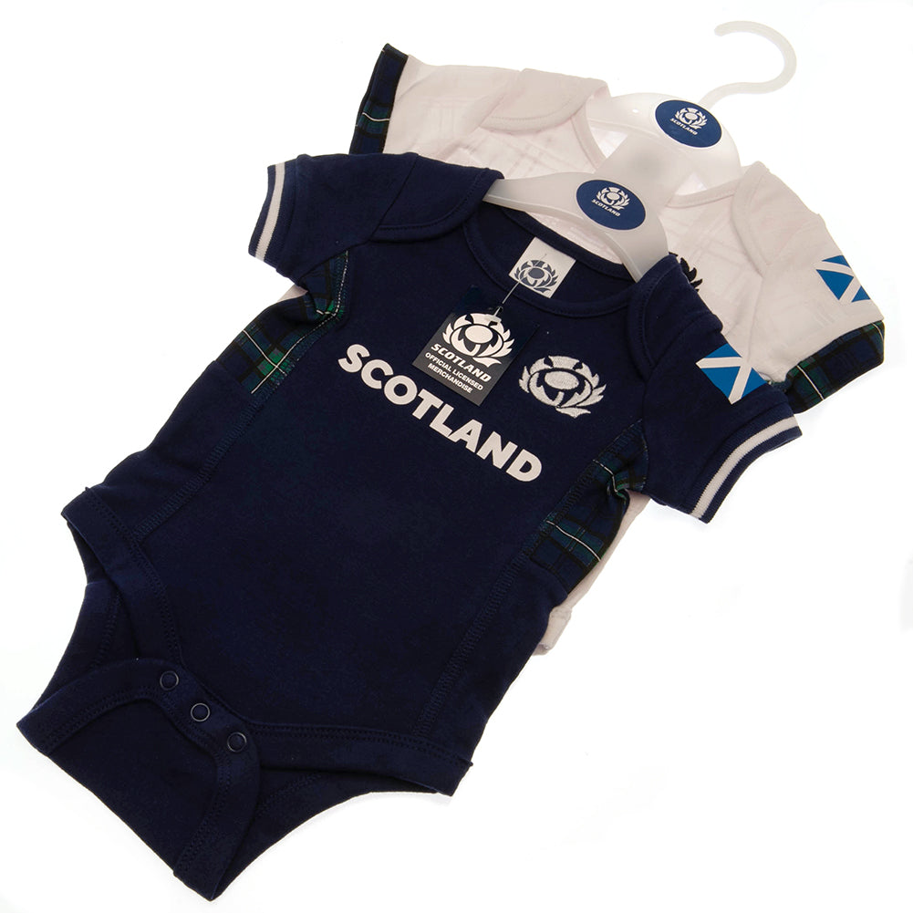 Scotland RU Home & Away Bodysuit Pack 3-6 mths: 4 - Baby Clothing By Gift Moments