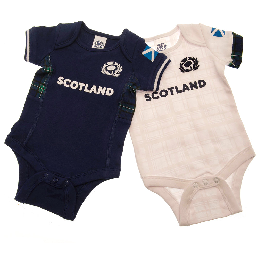 Scotland RU Home & Away Bodysuit Pack 3-6 mths: 1 - Baby Clothing By Gift Moments