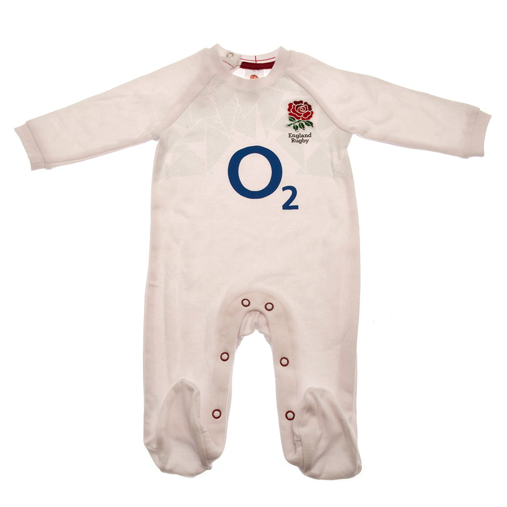 England RFU Sleepsuit for Infants 0-3 Months Default Title - Baby Clothing at Gift Moments