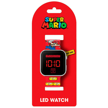 Super Mario Junior LED Watch - Watches at Gift Moments