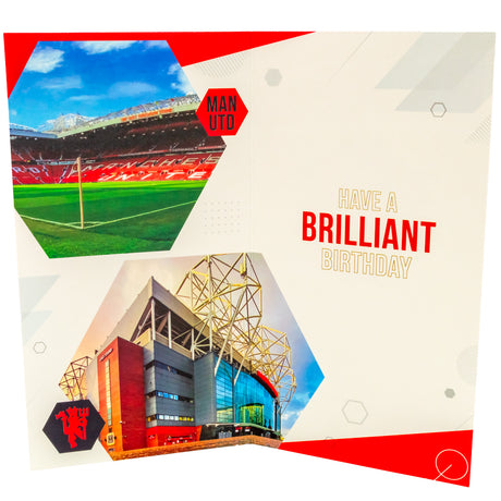 Manchester United FC Personalised Birthday Card - Greeting Cards at Gift Moments