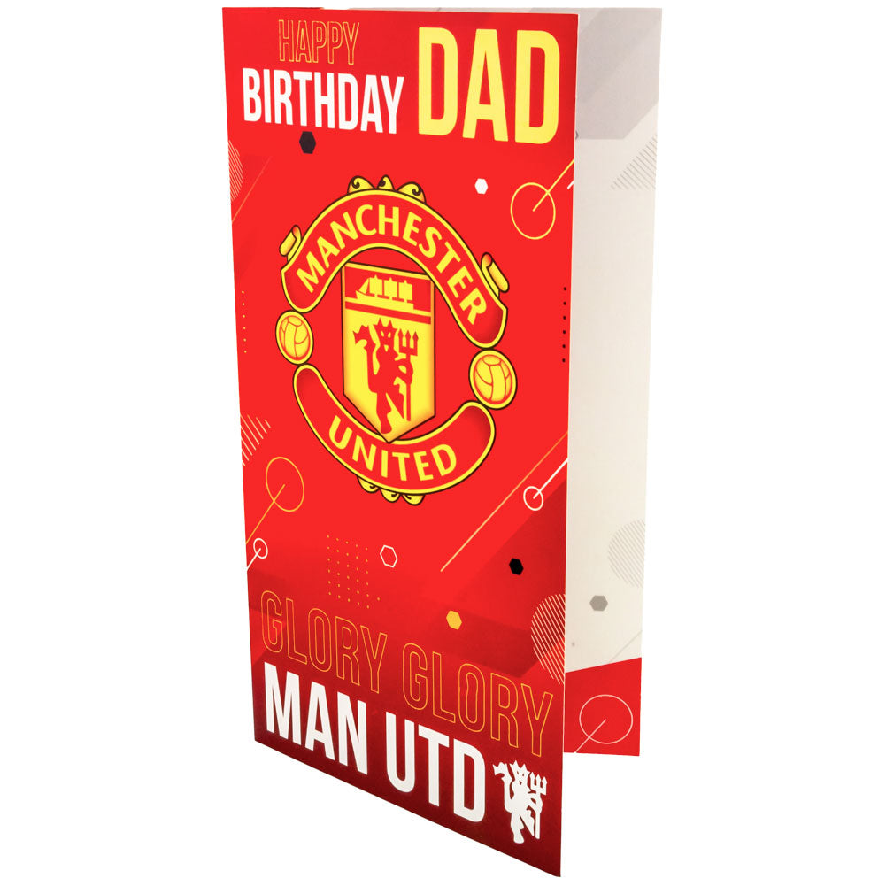 Manchester United FC Dad Birthday Card - Greeting Cards at Gift Moments