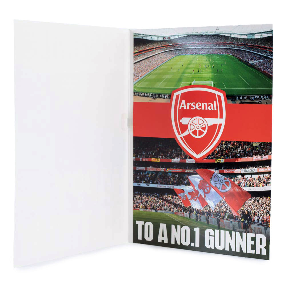 Arsenal FC Musical Birthday Card - Greeting Cards at Gift Moments