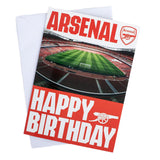 Arsenal FC Musical Birthday Card Default Title - Greeting Cards at Gift Moments