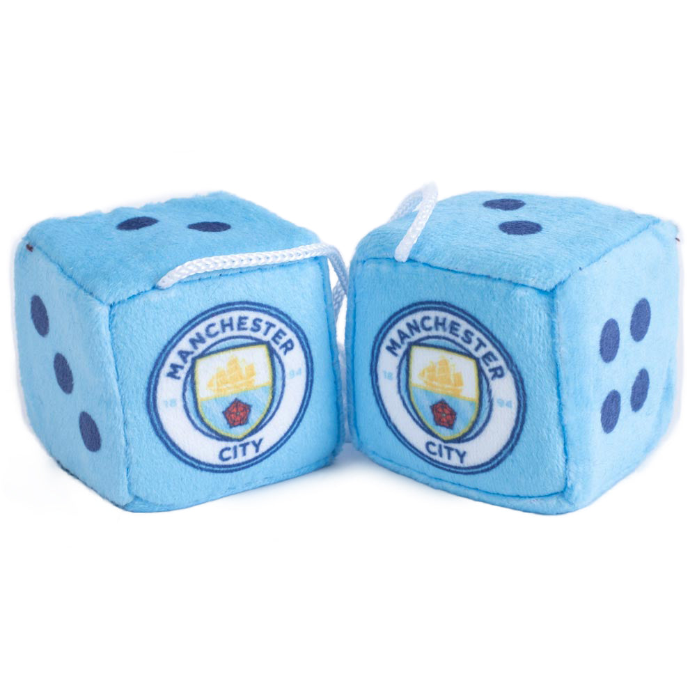 Manchester City FC Hanging Dice - Car Accessories at Gift Moments