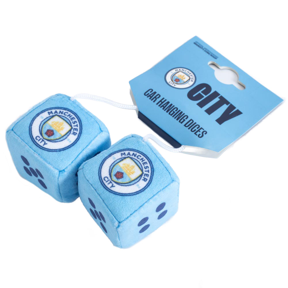 Manchester City FC Hanging Dice - Car Accessories at Gift Moments