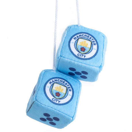 Manchester City FC Hanging Dice Default Title - Car Accessories at Gift Moments