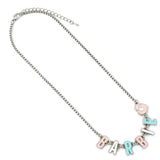 Barbie Silver Plated Enamel Letter Necklace - Jewellery at Gift Moments