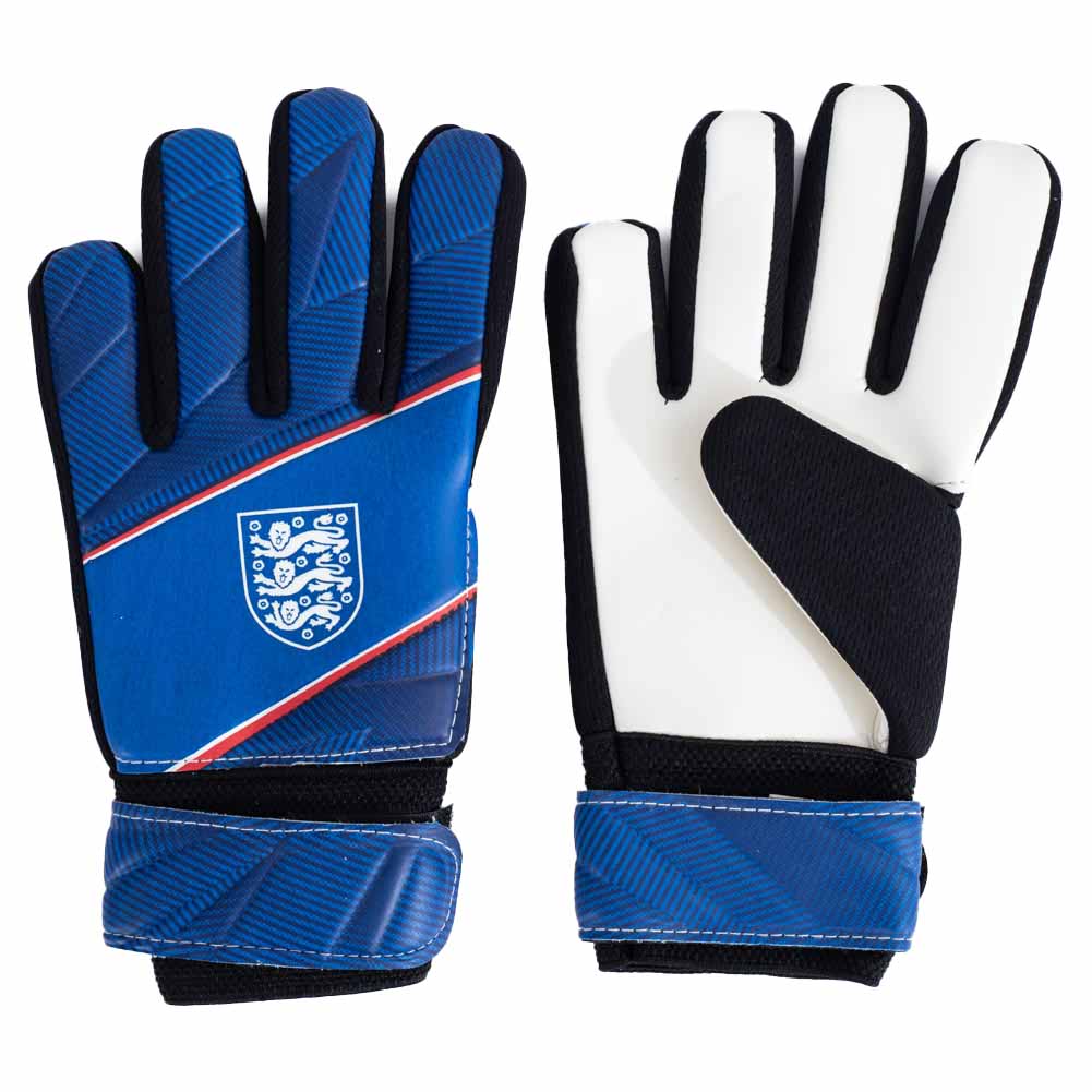 England FA Goalkeeper Gloves for Youths - Blue Delta Design Default Title - Gloves at Gift Moments