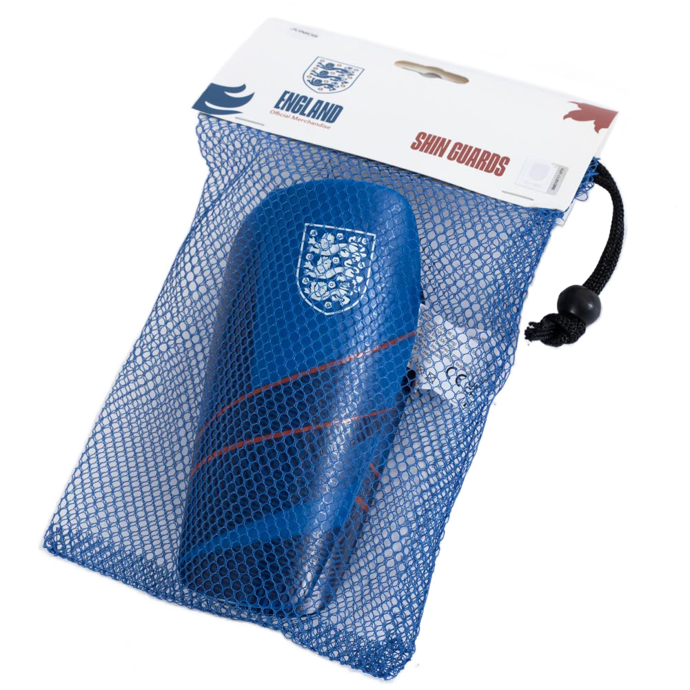 England FA Shin Pads Kids - Blue Fuse Design - Shin Pads at Gift Moments