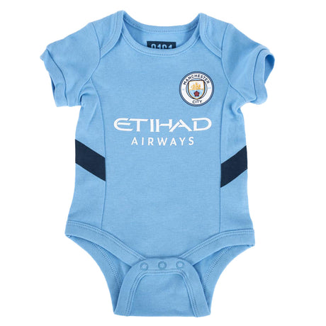 Manchester City FC 24/25 Season 2 Pack Bodysuits - Clothing at Gift Moments