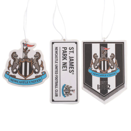 Newcastle United FC 3-Pack Air Fresheners: 1 - Car Accessories By Newcastle United