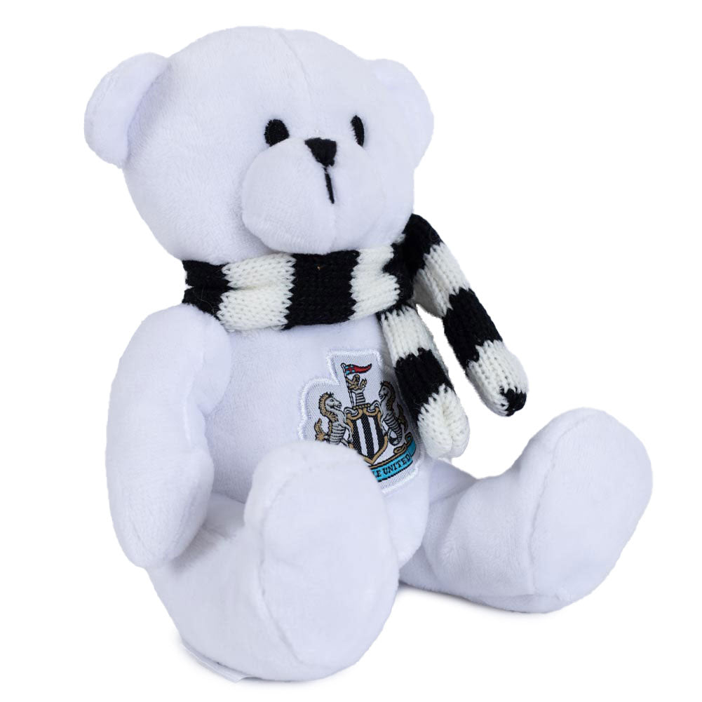 Newcastle United FC Maisie Bear - White Plush Soft Toy - Teddy Bears & Soft Toys at Gift Moments