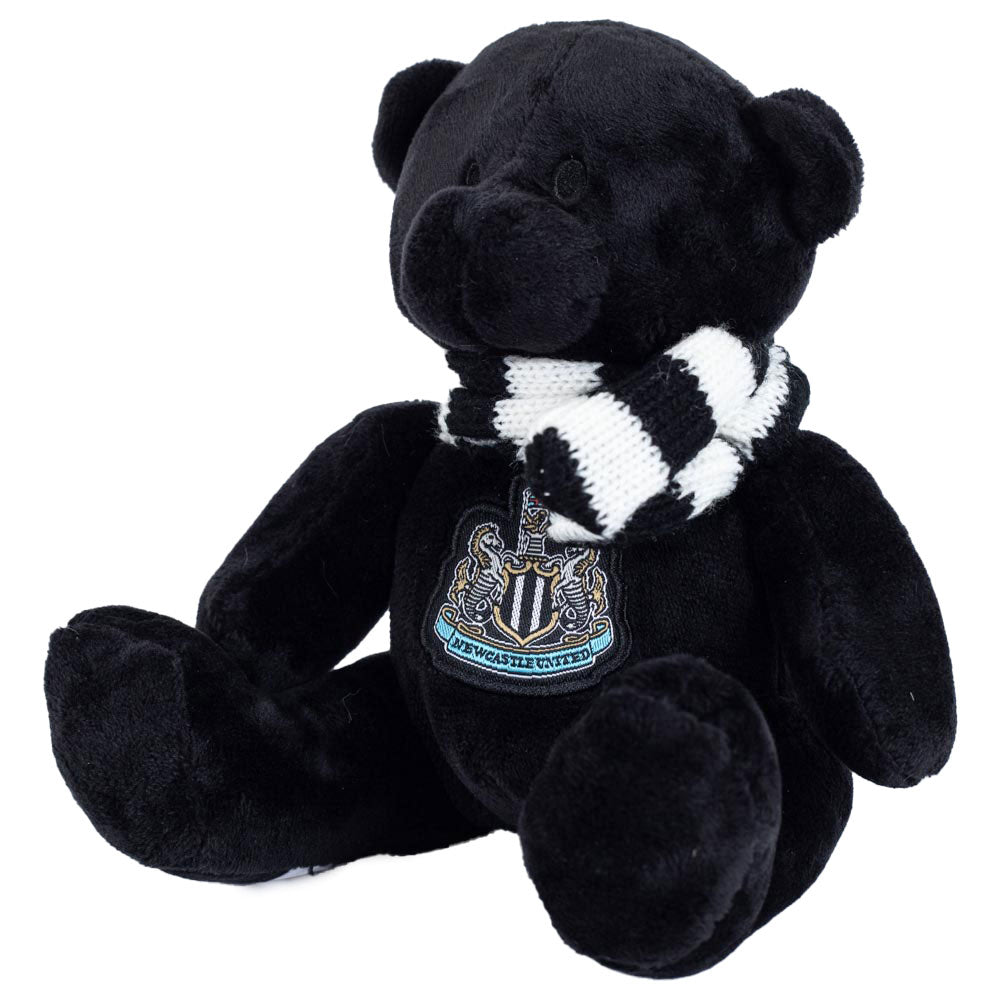 Newcastle United FC Maisie Bear - Soft Black Plush Toy - Teddy Bears & Soft Toys at Gift Moments