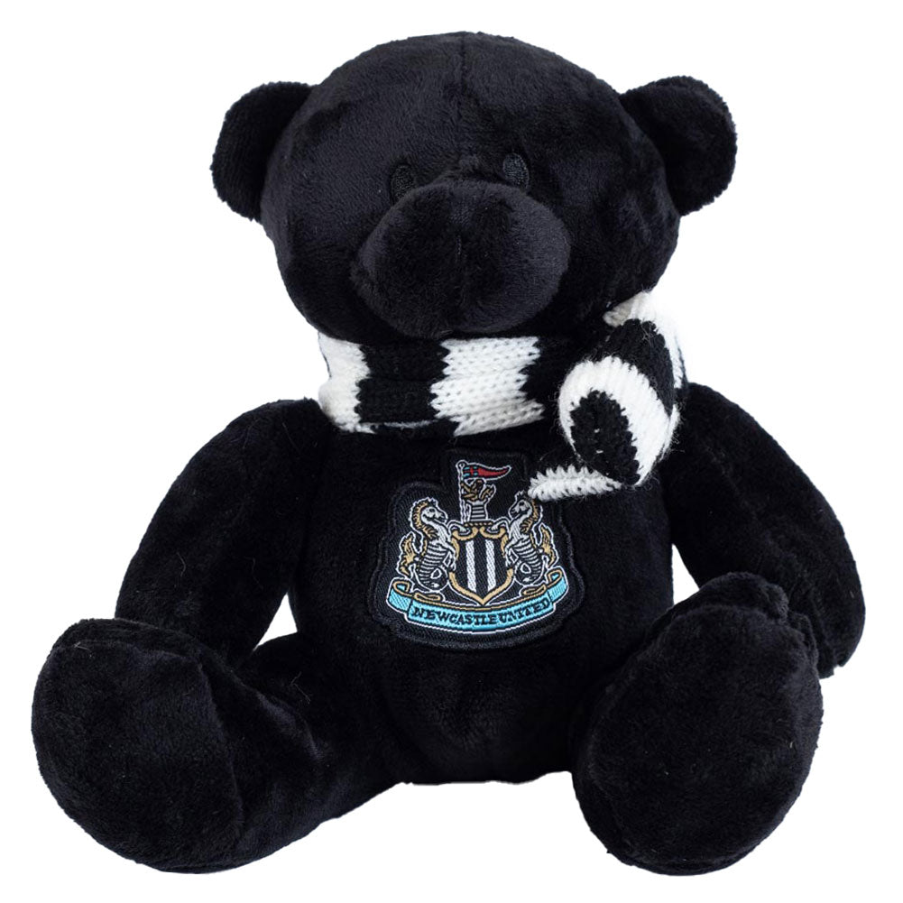 Newcastle United FC Maisie Bear - Soft Black Plush Toy Default Title - Teddy Bears & Soft Toys at Gift Moments