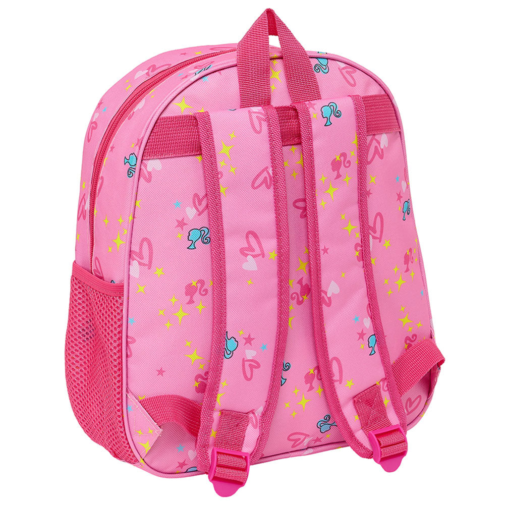 Barbie Junior Backpack - Pink 3D Design - Bags at Gift Moments