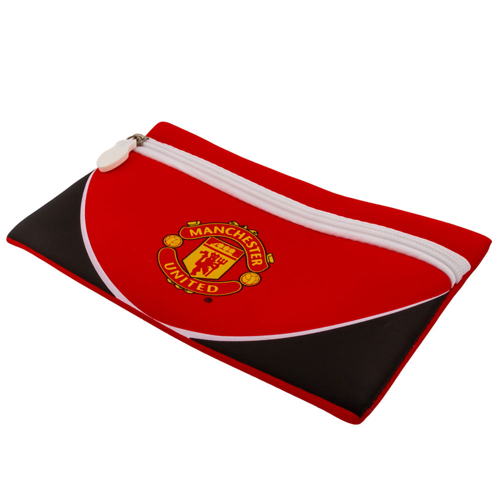 Manchester United FC Neoprene Pencil Case SW Default Title - Pencil Cases & Sets at Gift Moments