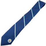 Manchester City FC Stripe Tie - Navy Blue and White - Ties at Gift Moments