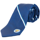 Manchester City FC Stripe Tie - Navy Blue and White Default Title - Ties at Gift Moments