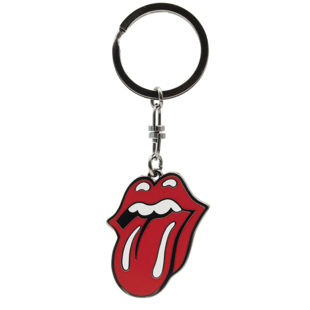 Rolling Stones Metal Keyring with Logo: 1 - Keyrings By The Rolling Stones