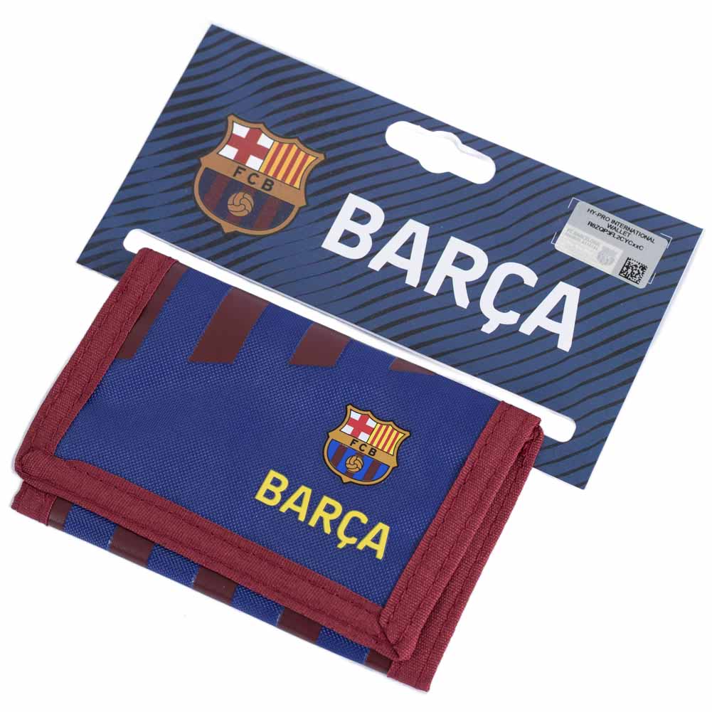 FC Barcelona Stripe Wallet - Wallets & Money Clips at Gift Moments