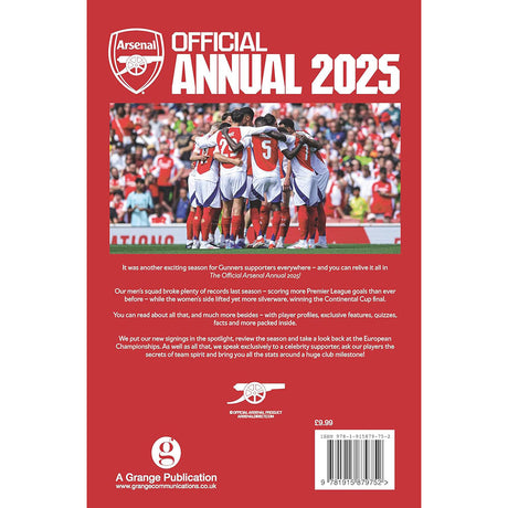 Arsenal FC Annual 2025 - Books at Gift Moments