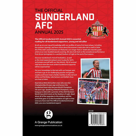 Sunderland AFC Annual 2025: The Ultimate Fan Guide - Books at Gift Moments