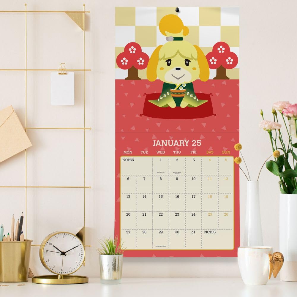 Animal Crossing 2025 Square Wall Calendar - Calendars & Planners at Gift Moments